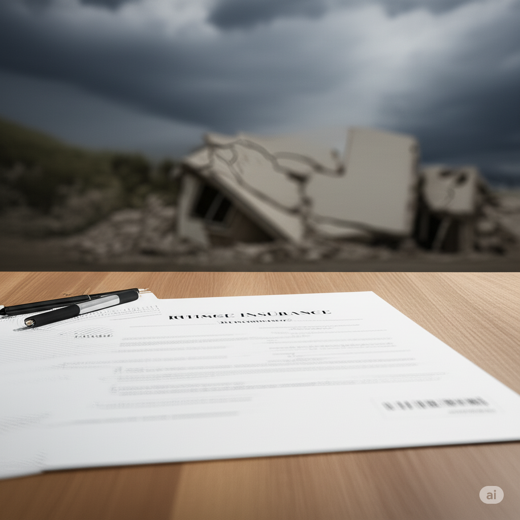 Earthquake Insurance Icon